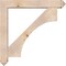 Ekena Millwork Westlake Arts and Crafts Smooth Bracket w/ Offset Brace, Douglas Fir, 7 1/2"W x 48"D x 48"H BKT0806X48X48WTL03SDF - alternate 4
